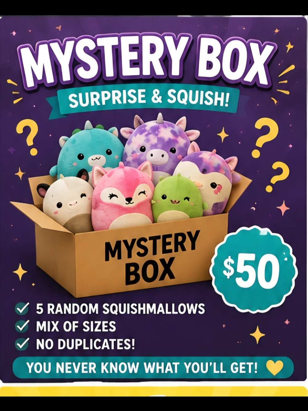 Over 300 Squishmallows Available!